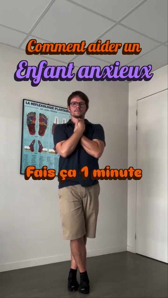 Crossed ankles and folded hand clasp: screenshot from the supplied demonstration at 0:03