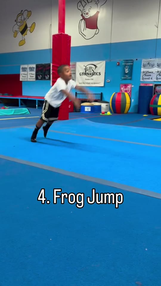 Frog jump: screenshot from the supplied demonstration at 0:14
