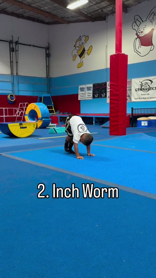 Inchworm: hands out, feet in: screenshot from the supplied demonstration at 0:08